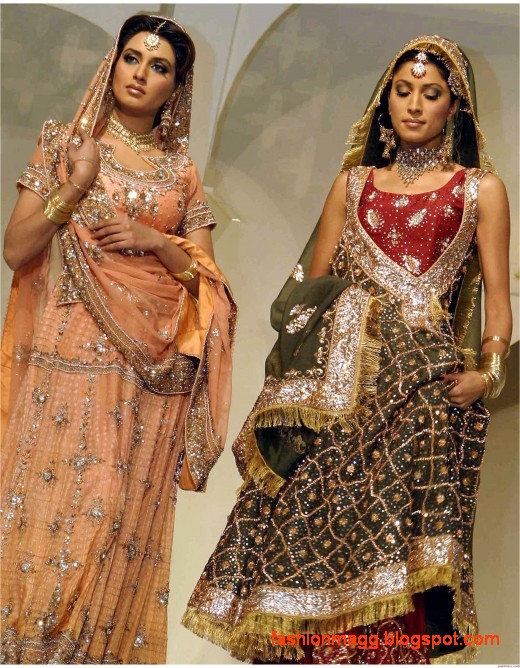 Indian-Pakistani-Bridal-Wedding-Dresses-Bridal-Saree-Lehenga-Gharara-Dress-6