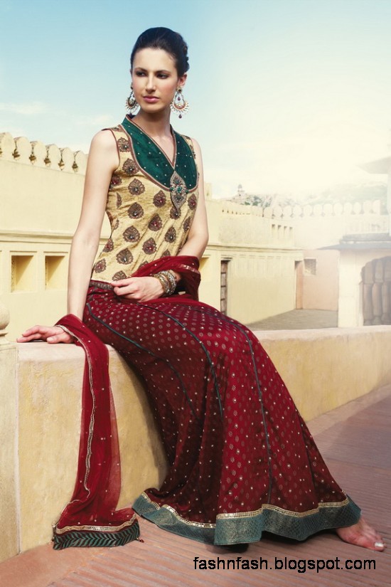 Indian-Pakistani-Beautiful-Bridal-wedding-Dress-Collection-2012-2013-Bridal-Saree-Lehanga-4