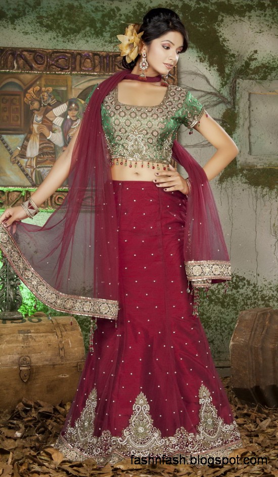 Indian-Pakistani-Beautiful-Bridal-wedding-Dress-Collection-2012-2013-Bridal-Saree-Lehanga-6