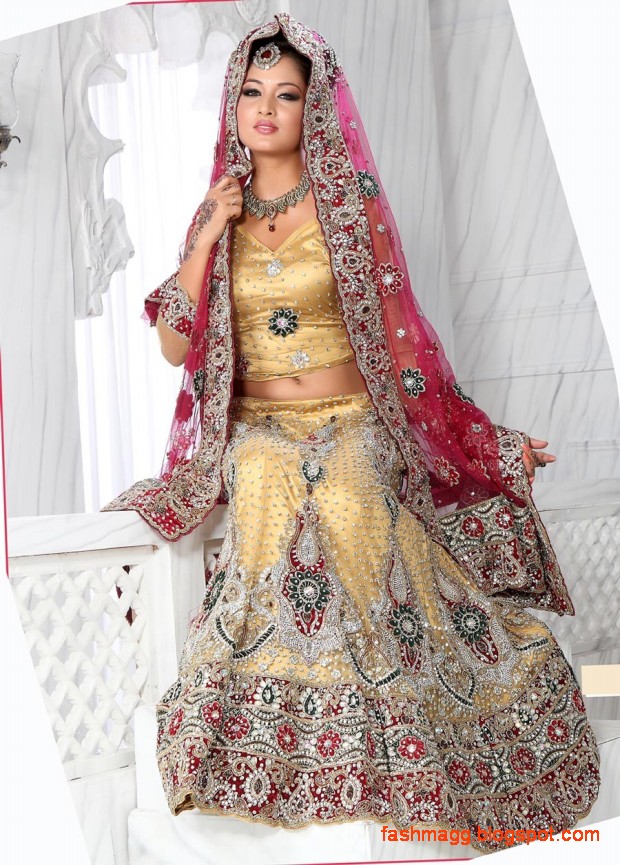 Bridal-Brides-Wedding-Dress-Beautiful-Indian-Bridal-Valima-Lehanga-Choli-Collection-2
