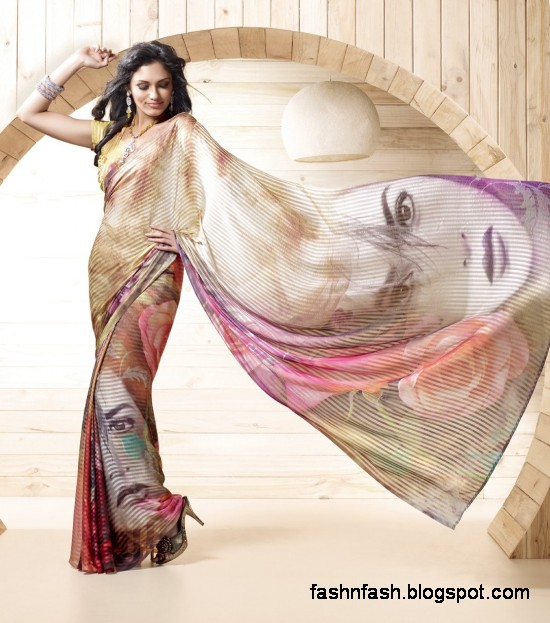 Indian-Printed-Saree-Design-Beautiful-New-Latest-Girls-Womens-Saree-Images-Photos-1