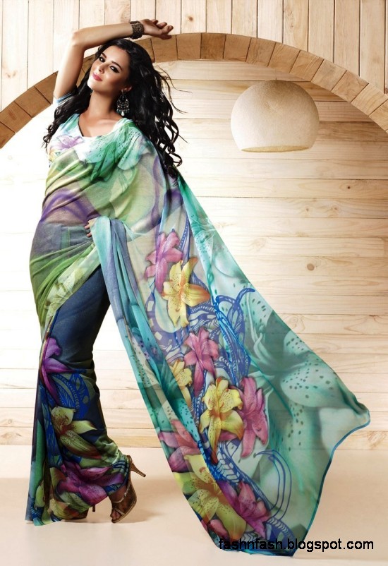 Indian-Printed-Saree-Design-Beautiful-New-Latest-Girls-Womens-Saree-Images-Photos-5