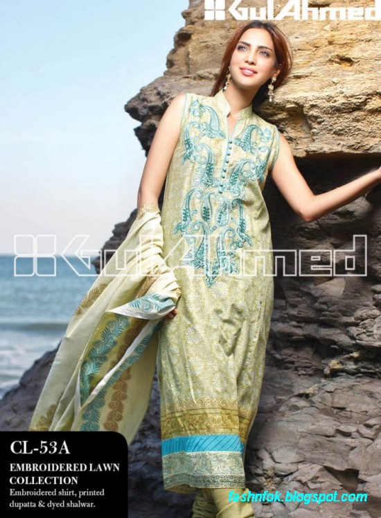 Gul-Ahmed-Lawn-Summer-Spring-New-Fashion-Dress-Designs-Collection-2013-2