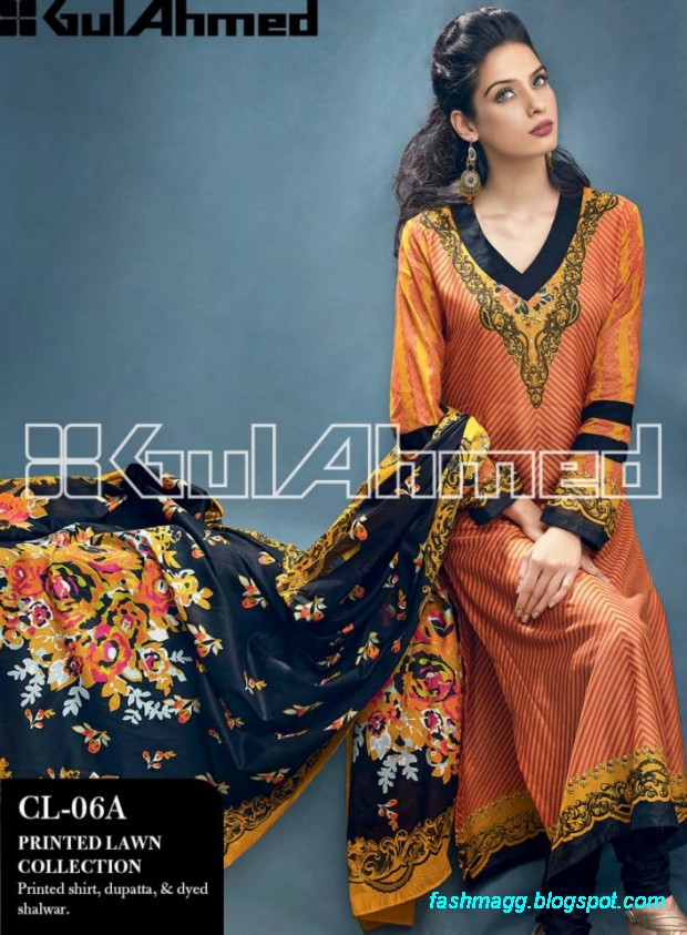 Gul-Ahmed-Lawn-Summer-Spring-New-Fashionable-Dress-Designs-Collection-2013-12