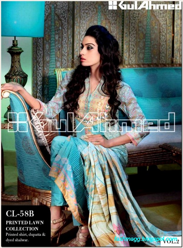 Gul-Ahmed-Lawn-Vol-2-Spring-Summer-New-Fashionabe-Dress-Designs-Collection-2013-3