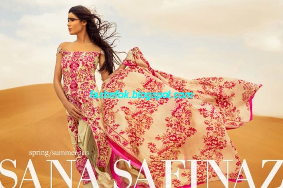 Sana-Safinaz-Lawn-Spring-Summer-Collection-2013-New-Fashinable-Clothes-Dress-Designs-