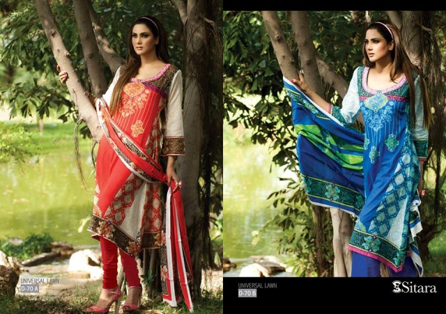 Sitara-Universal-Exclusive-Summer-Latha-Lawn-Collection-2013-Vol2-Famous-Actress-Model-Fiza-Ali-11