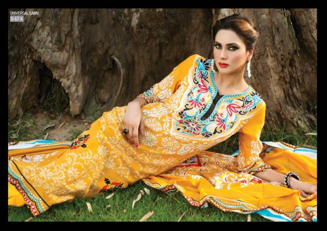 Sitara-Universal-Exclusive-Summer-Latha-Lawn-Collection-2013-Vol2-Famous-Actress-Model-Fiza-Ali-5