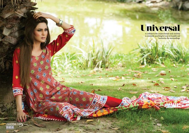 Sitara-Universal-Exclusive-Summer-Latha-Lawn-Collection-2013-Vol2-Famous-Actress-Model-Fiza-Ali-