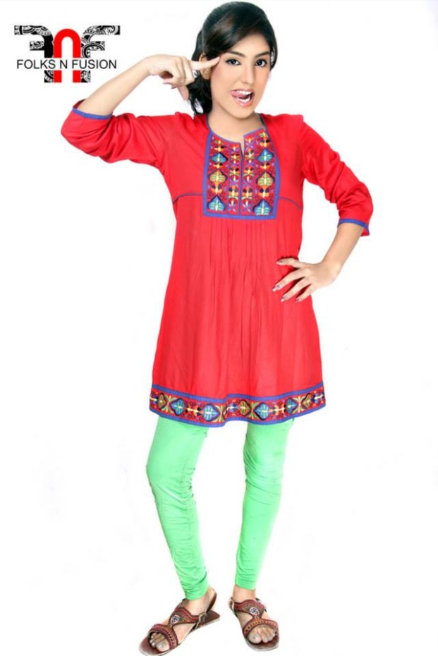 Folks N Fusion Tops-Kurti and Tights Fashion for Girls-Womens3