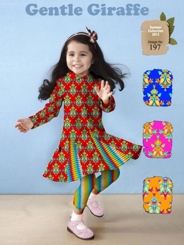 Kids-Childrens-Summer-Casual-Party-Wear-Dresses-Collection-2013-By-Al-Hamra-Fabric-6