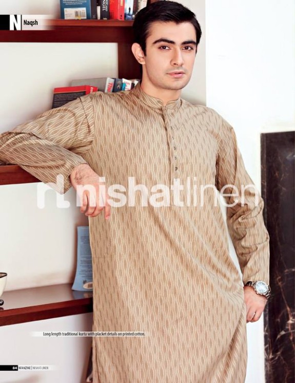 Naqsh-by-Nishat-Linen-Mens-Male-Wear-Kurta-Pajama-Shalwar-Kameez-Eid-Collection-2013-2