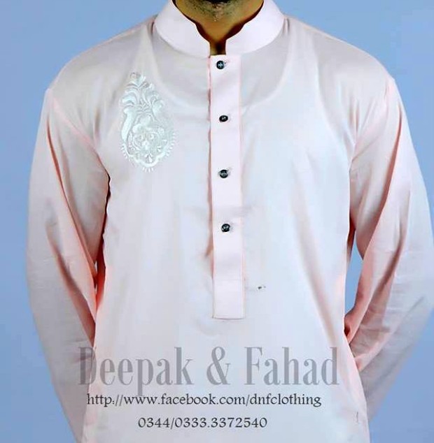 Mens-Boy-New-Summer-Eid-Dress-Kurta-Kamiz-Salwar-Pajama-2013-by-Deepak-Fahad-1