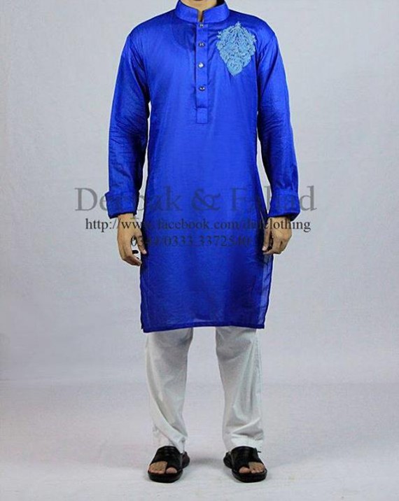 Mens-Boy-New-Summer-Eid-Dress-Kurta-Kamiz-Salwar-Pajama-2013-by-Deepak-Fahad-16