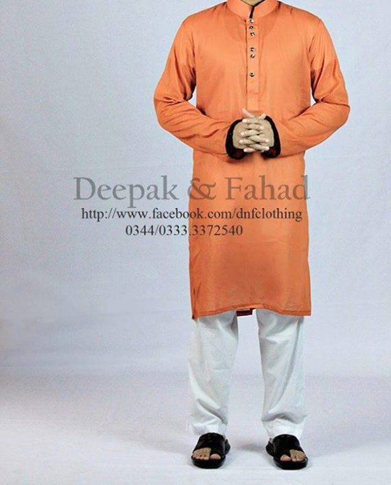 Mens-Boy-New-Summer-Eid-Dress-Kurta-Kamiz-Salwar-Pajama-2013-by-Deepak-Fahad-8