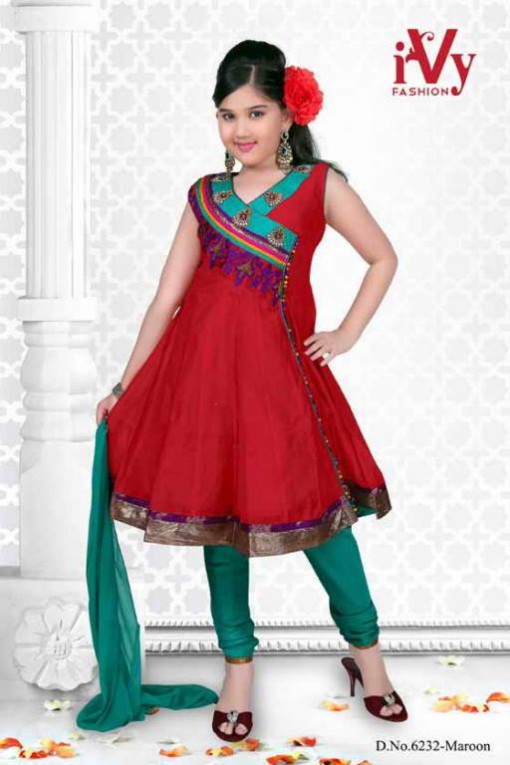 Trade-india-Summer-Anarkali-Beautiful-Cute-Eid-Dresses-2013-For-Kids-Childrens-12