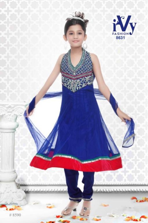 Trade-india-Summer-Anarkali-Beautiful-Cute-Eid-Dresses-2013-For-Kids-Childrens-14