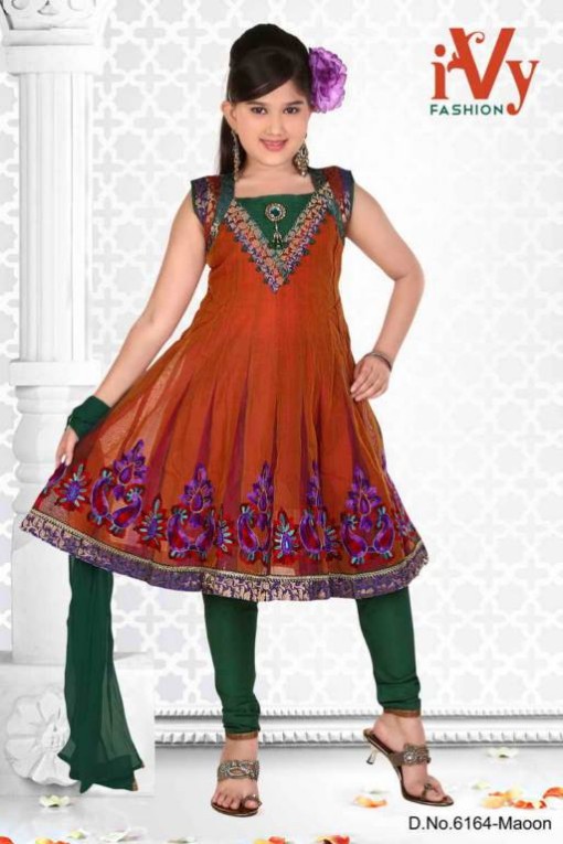 Trade-india-Summer-Anarkali-Beautiful-Cute-Eid-Dresses-2013-For-Kids-Childrens-8