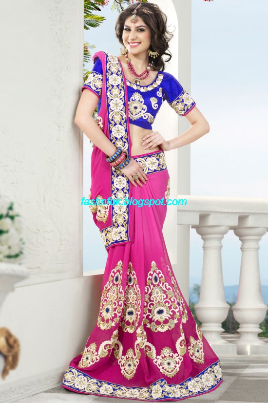 Indian-Brides-Bridal-Wedding-Fancy-Embroidered-Saree-Design-New-Fashion-Hot-Sari-Dress-15