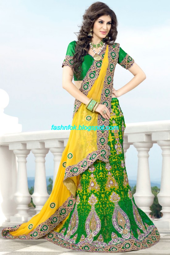Indian-Brides-Bridal-Wedding-Fancy-Embroidered-Saree-Design-New-Fashion-Hot-Sari-Dress-6