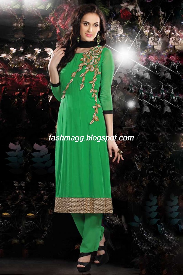 Indian Anarkali Traditional Frock Design-Anarkali Fancy Silk Embroidered New Fashion Dress11