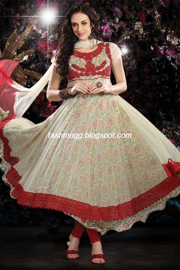 Indian Anarkali Traditional Frock Design-Anarkali Fancy Silk Embroidered New Fashion Dress13