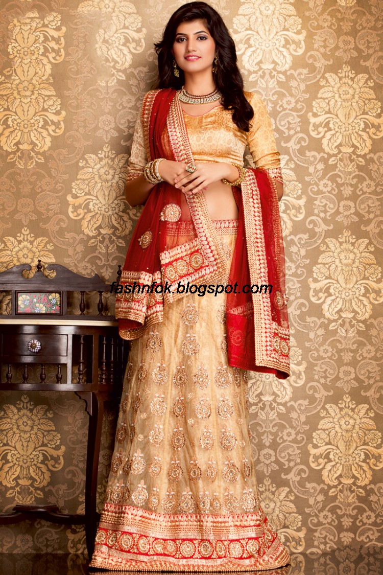 Bridal-Wedding-Wear-Sari-Lehenga-Choli-Latest-Brides-Outfit-for-Girls-Women-2013-8