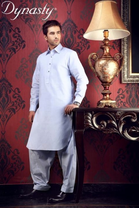 Mens-Wear-Cotton-Embroidered-Kurta-Pajama-By-Dynasty-Fabrics-New-Fall-Collection-2013-14-10