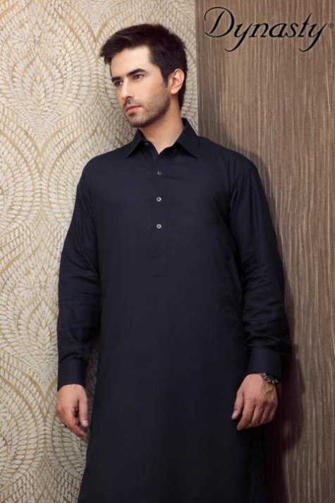 Mens-Wear-Cotton-Embroidered-Kurta-Pajama-By-Dynasty-Fabrics-New-Fall-Collection-2013-14-13