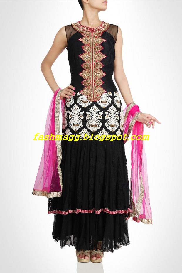 Amazing-Bridal-Wear-Indian-Fashionable-Dress-Designs-for-Cute-Girls-1