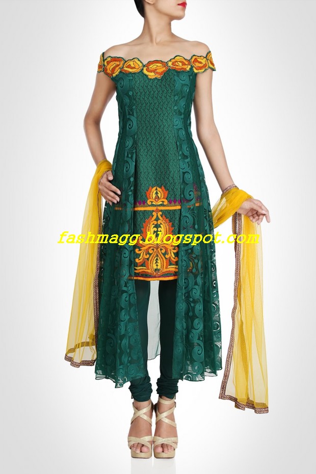 Amazing-Bridal-Wear-Indian-Fashionable-Dress-Designs-for-Cute-Girls-2