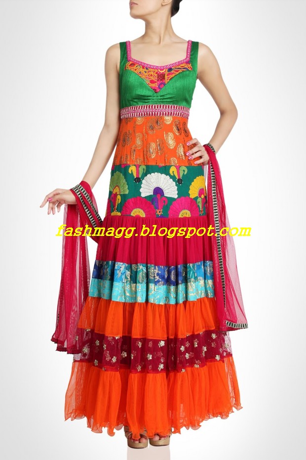 Amazing-Bridal-Wear-Indian-Fashionable-Dress-Designs-for-Cute-Girls-3
