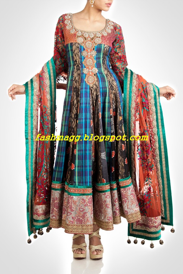 Amazing-Bridal-Wear-Indian-Fashionable-Dress-Designs-for-Cute-Girls-7