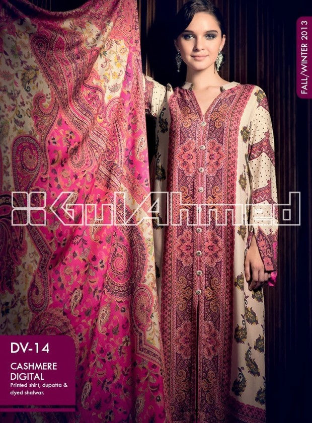 Beautiful-Cute-Girls-New-Fashion-Dress-Design-by-Gul-Ahmed-Fall-Winter-Collection-2013-14-4