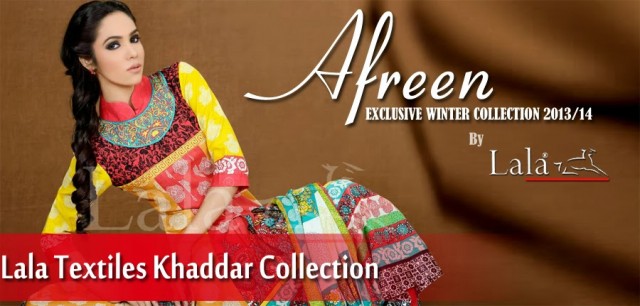 Beautiful-Girls-Ladies-Wear-New-Fashion-Khaddar-Clothes-by-Lala-Textiles-And-Afreen-