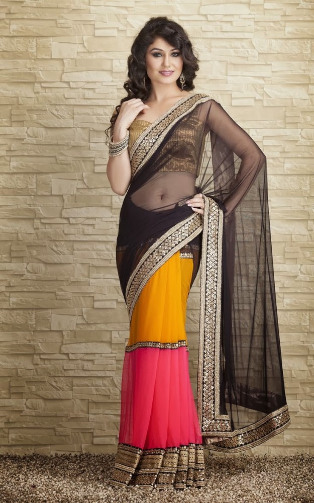 Indian-Designers-Beautiful-Bridal-Wedding-Saree-dress-Design-New-Fashionable-Sari-for-Girls-Women-11