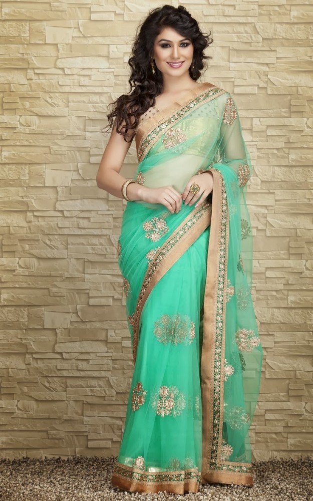Indian-Designers-Beautiful-Bridal-Wedding-Saree-dress-Design-New-Fashionable-Sari-for-Girls-Women-12