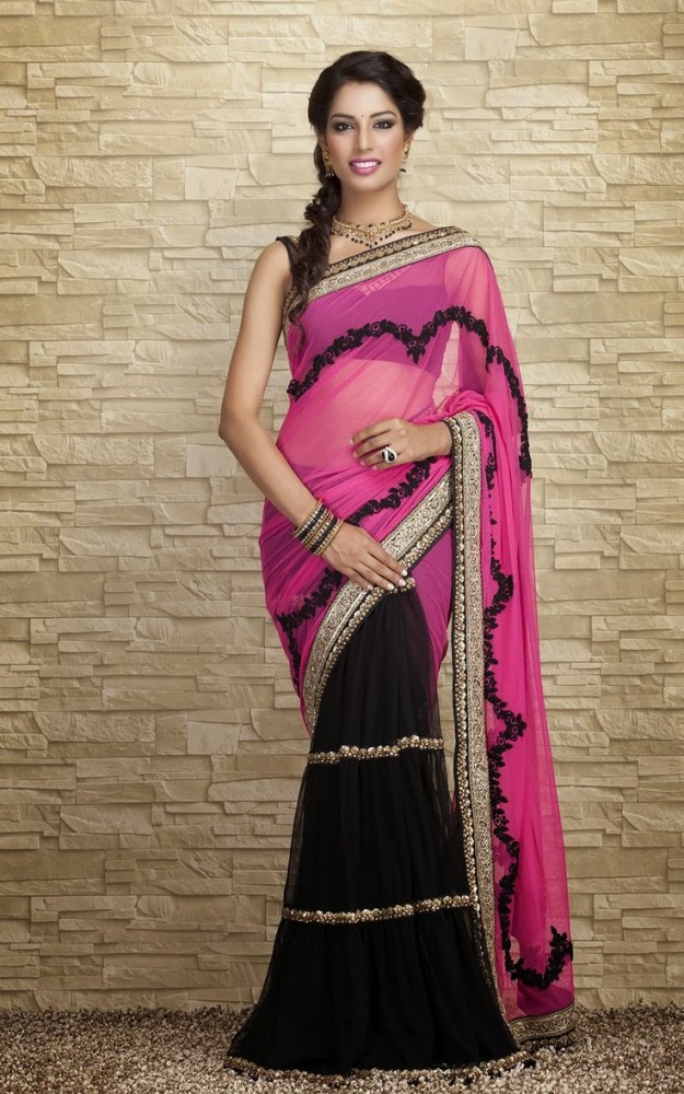 Indian-Designers-Beautiful-Bridal-Wedding-Saree-dress-Design-New-Fashionable-Sari-for-Girls-Women-9