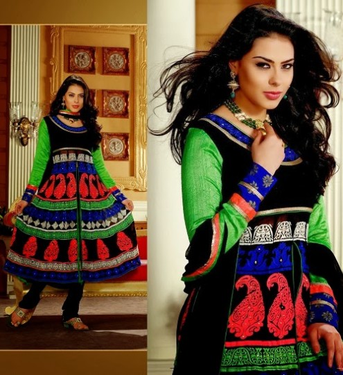 Sonali Bendre In Bollywood Anarkali Suits (7)