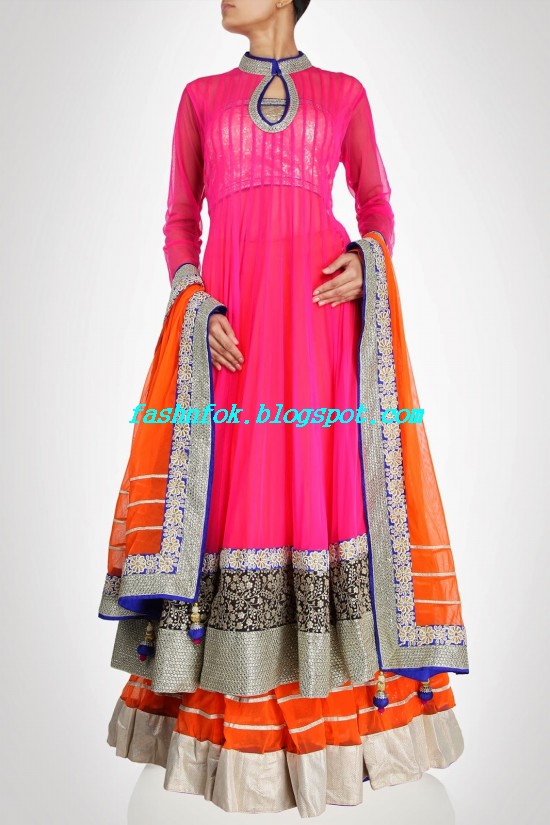 Anarkali-Bridal-Wedding-Lehenga-New-Fashion-Outfits-by-Kiran-&-Shruti-Aksh-0