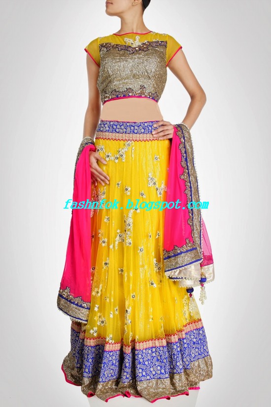 Anarkali-Bridal-Wedding-Lehenga-New-Fashion-Outfits-by-Kiran-&-Shruti-Aksh-3