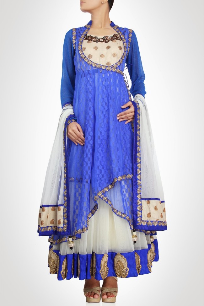 Anarkali-Gorgeous-Bridal- Wedding-Ankle-Length-Dress-by-Designer-Kiran-&-Shruti-Aksh-13