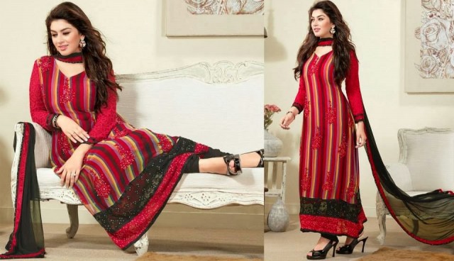 Beautiful-Girls-Wear-Indian-Salwar-Kameez-New-Fashion-Outfits-Dress-by-Straight-Cut-Trendy-Clothes-2