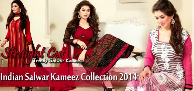 Beautiful-Girls-Wear-Indian-Salwar-Kameez-New-Fashion-Outfits-Dress-by-Straight-Cut-Trendy-Clothes-
