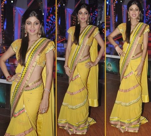 Bollywood-Indian Movies Actresses Celebrities Stars Wear Beautiful Designers Saree-Sari-12