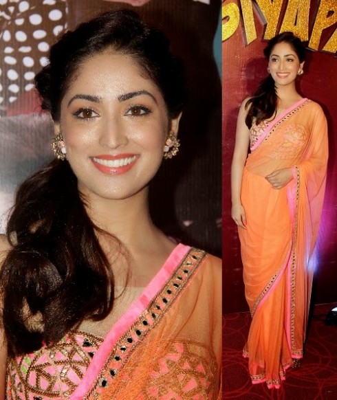 Bollywood-Indian Movies Actresses Celebrities Stars Wear Beautiful Designers Saree-Sari-13