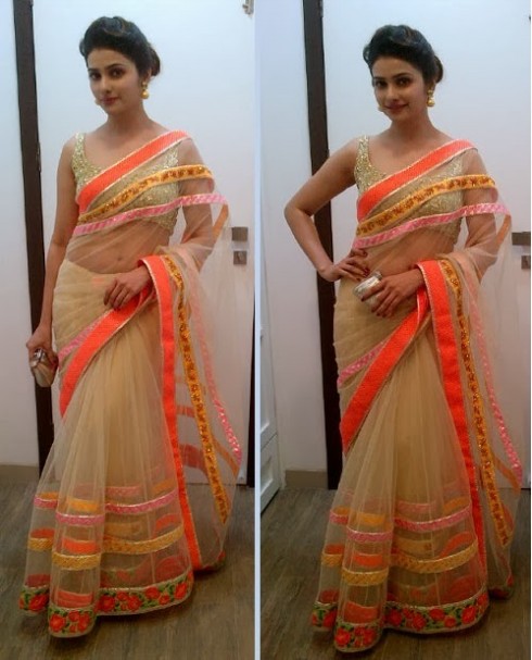 Bollywood-Indian Movies Actresses Celebrities Stars Wear Beautiful Designers Saree-Sari-15