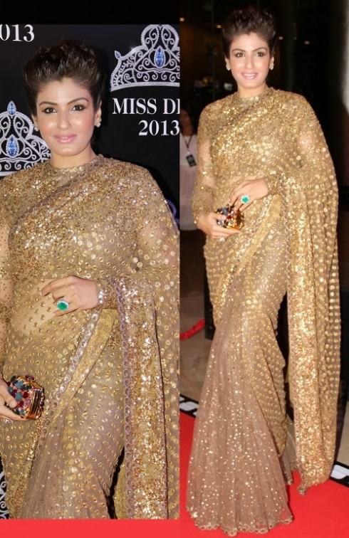 Bollywood-Indian Movies Actresses Celebrities Stars Wear Beautiful Designers Saree-Sari-7
