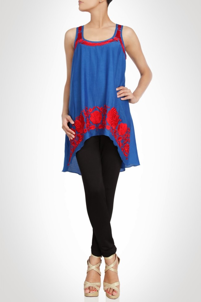 Kurti-Tops-Tights-Girls-Wear-New-Fashion-Outfits-by-Designer-Pankaj-and-Nidhi-0
