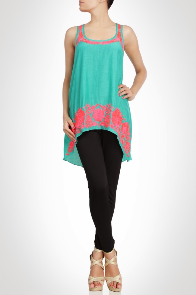 Kurti-Tops-Tights-Girls-Wear-New-Fashion-Outfits-by-Designer-Pankaj-and-Nidhi-2